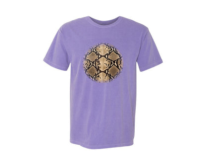 brand:Comfort Colors|color:Violet|Animal Print Round Tshirt 38 Graphic T-Shirt