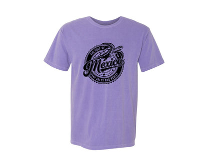 brand:Comfort Colors|color:Violet|Gulf Of Mexico Turtle Beach Graphic T-Shirt