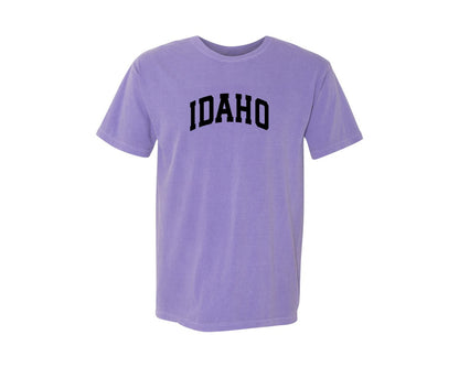 brand:Comfort Colors|color:Violet|Idaho Usa City State Shirt Graphic T-Shirt
