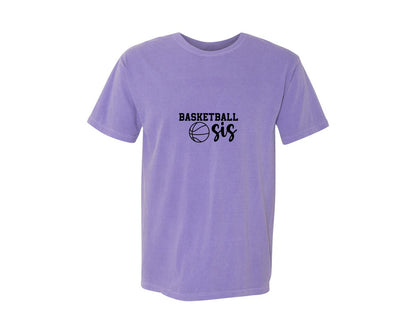 brand:Comfort Colors|color:Violet|Basketball Sis 2 Graphic T-Shirt