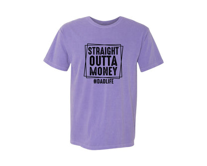 brand:Comfort Colors|color:Violet|Dad Fathers Day 5 Graphic T-Shirt