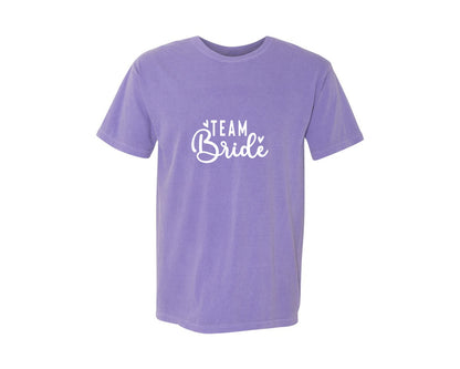 brand:Comfort Colors|color:Violet|Team Bride Bride 2 Graphic T-Shirt