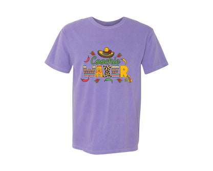 brand:Comfort Colors|color:Violet|Cinco De Mayo Coochie Waxer Mexico Graphic T-Shirt