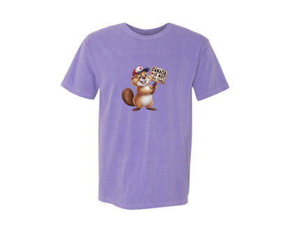 brand:Comfort Colors|color:Violet|Canada Is Not For Sale Maple Leaf 2 Graphic T-Shirt