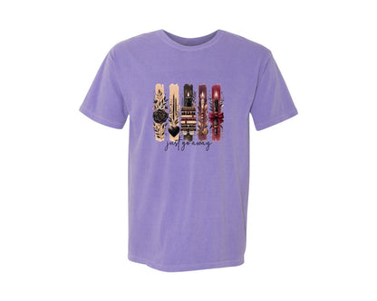 brand:Comfort Colors|color:Violet|Bookish Book Lover Reading Booktok 2 Graphic T-Shirt