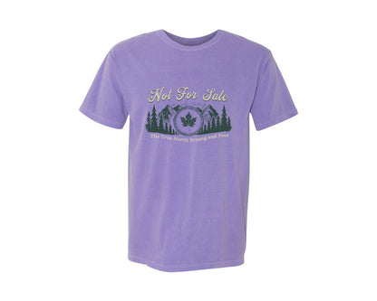 brand:Comfort Colors|color:Violet|Canada Is Not For Sale T Shirt Design 11 Graphic T-Shirt