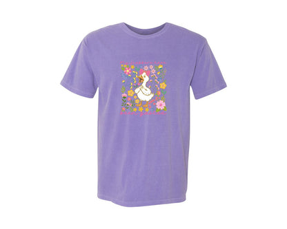 brand:Comfort Colors|color:Violet|Goose Flabbers Gasted Funny Graphic T-Shirt