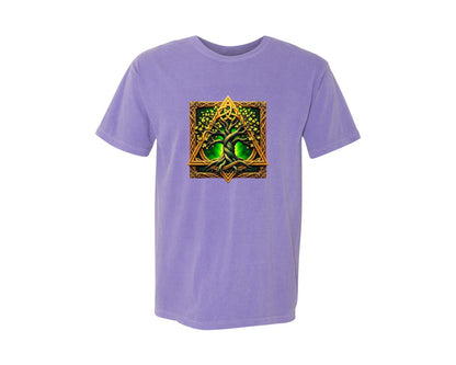 brand:Comfort Colors|color:Violet|Celtic Tree Of Life Mystical Tree Graphic T-Shirt