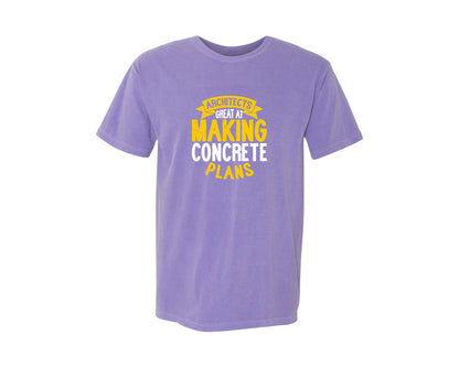 brand:Comfort Colors|color:Violet|Architect Architecture T Shirt Design 68 Graphic T-Shirt