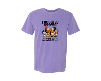 brand:Comfort Colors|color:Violet|Chicken T Shirt Design 5 Graphic T-Shirt