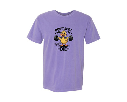 brand:Comfort Colors|color:Violet|Dont Spot Me Duck 4 Graphic T-Shirt