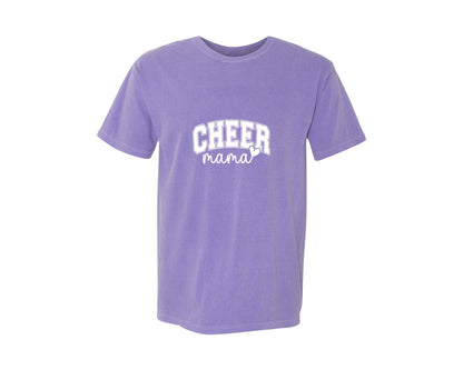 brand:Comfort Colors|color:Violet|Cheer Mama Cheer Mom 2 Graphic T-Shirt