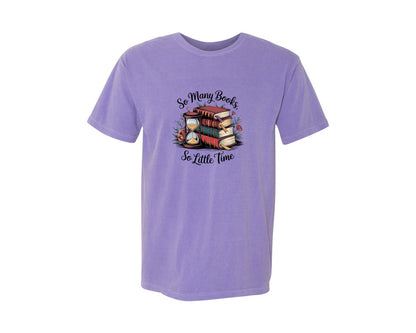 brand:Comfort Colors|color:Violet|Reading Book 8 Graphic T-Shirt