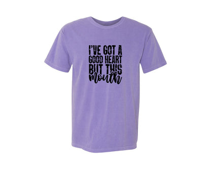 brand:Comfort Colors|color:Violet|Sarcastic Quotes Funny Graphic T-Shirt
