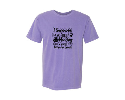 brand:Comfort Colors|color:Violet|Funny Office Coffee Mug 2 Graphic T-Shirt