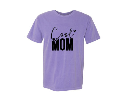 brand:Comfort Colors|color:Violet|Cool Mom Funny Mom Mama Graphic T-Shirt