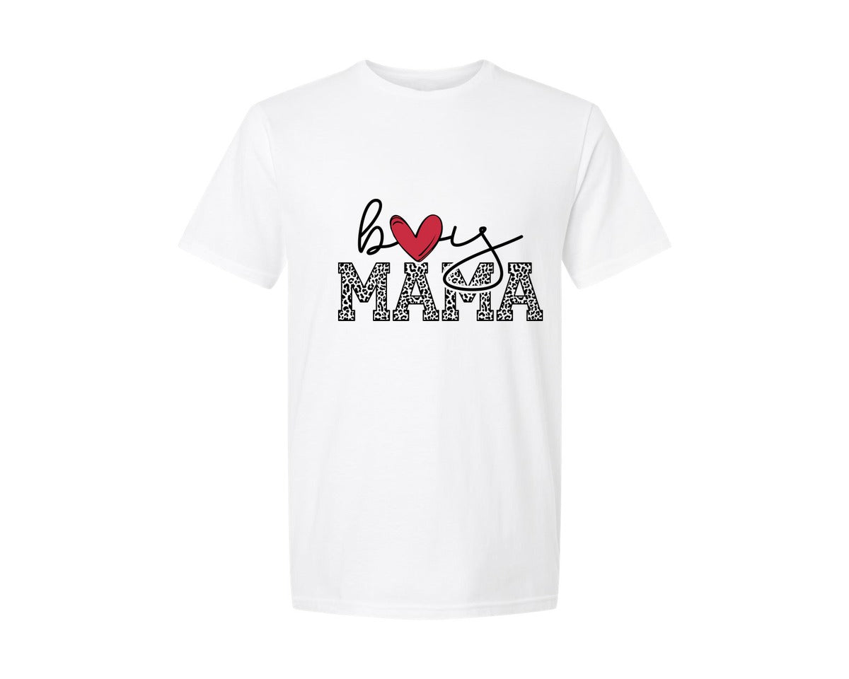 brand:Generic|color:White|Boy Mama Mama Boy 2 Graphic T-Shirt
