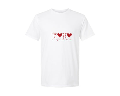 brand:Generic|color:White|Be My Valentine Valentine Graphic T-Shirt