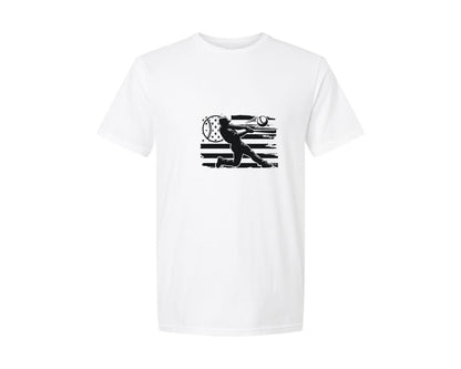 brand:Generic|color:White|Baseball Player Fathers Day 11 Graphic T-Shirt