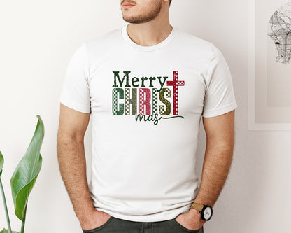 brand:Bella Canvas|color:White|Christmas Christian Christmas Graphic T-Shirt