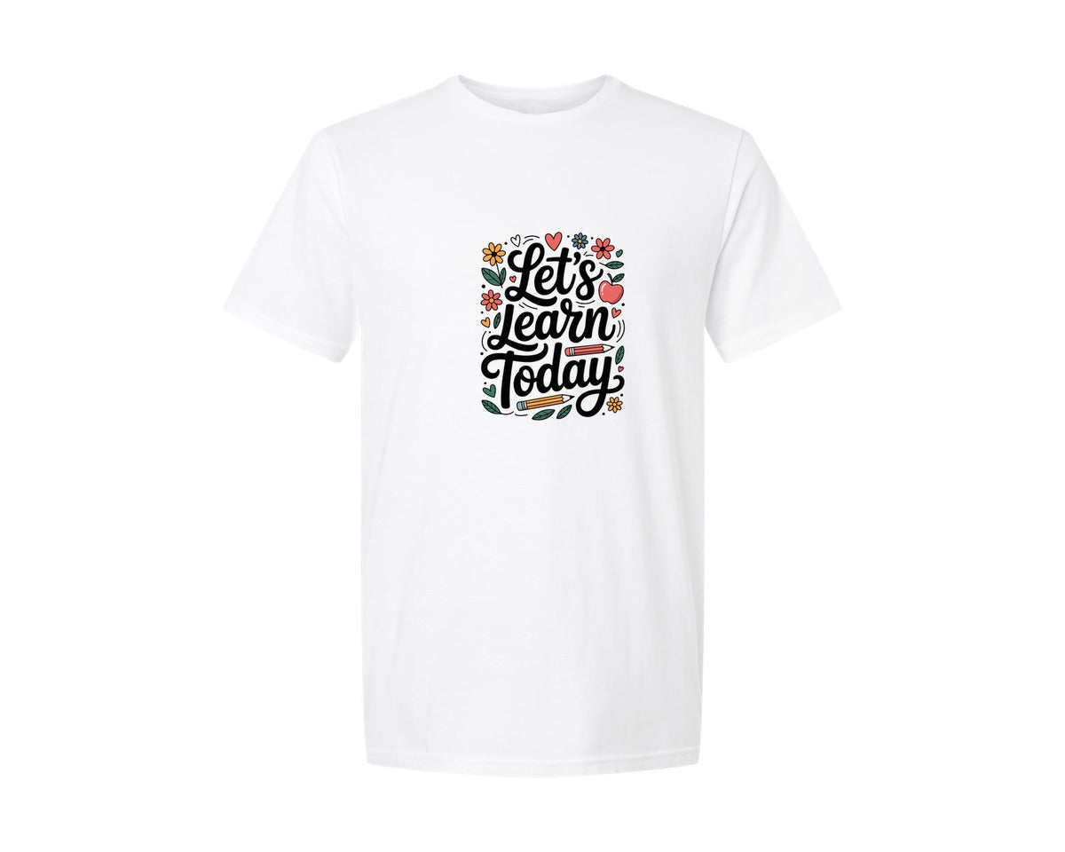 brand:Generic|color:White|Motivational Classroom Quote Design Graphic T-Shirt