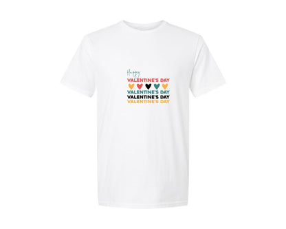 brand:Generic|color:White|Happy Valentines Day Design 223 Graphic T-Shirt