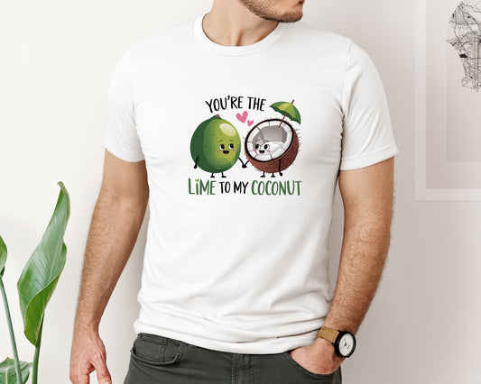 Lime To My Coconut Funny Valentine 2 Graphic T-Shirt