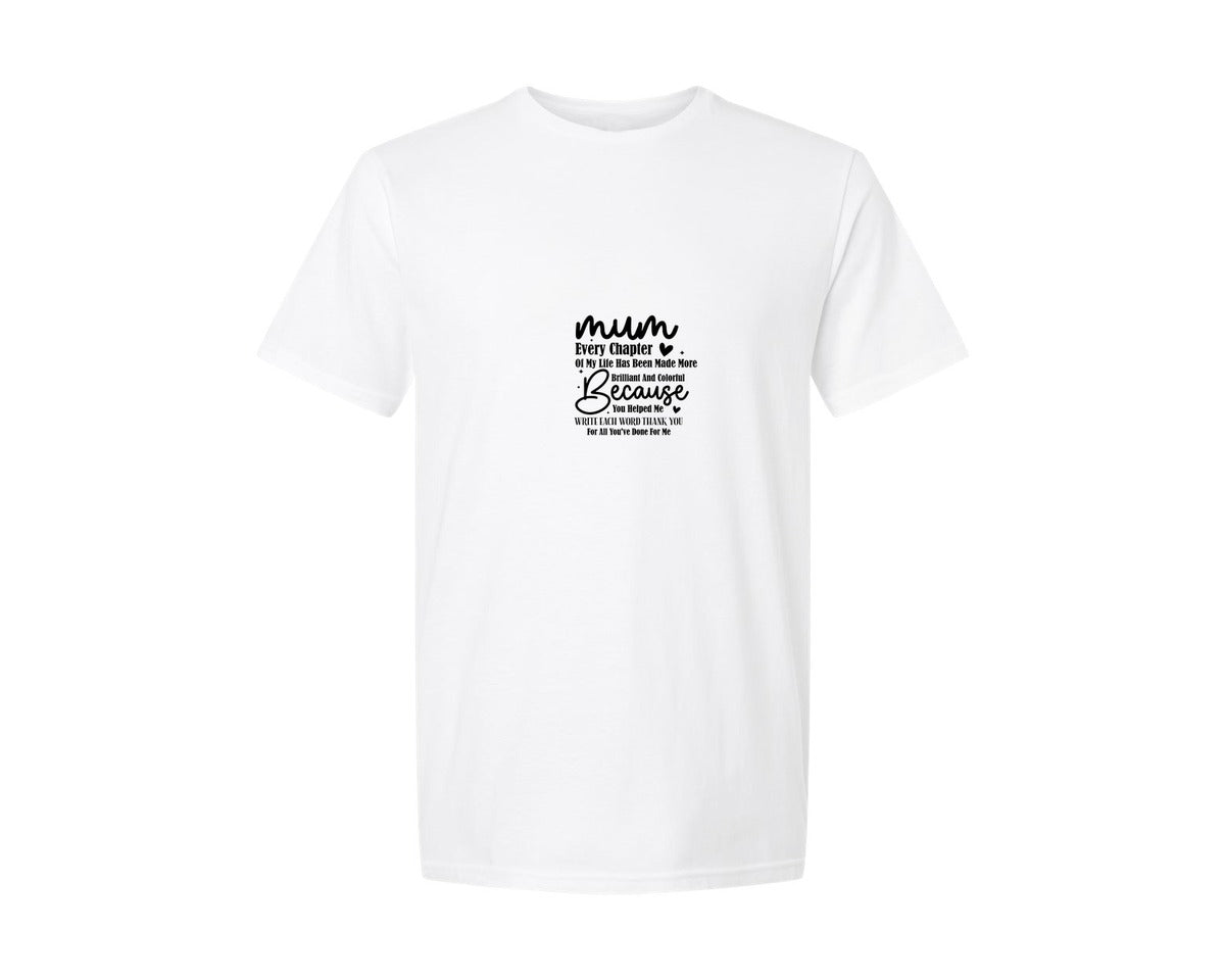 brand:Generic|color:White|Mothers Day Design Mum Design 2 Graphic T-Shirt