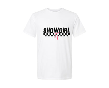 brand:Generic|color:White|Showgirl Showgirl Coquette 2 Graphic T-Shirt