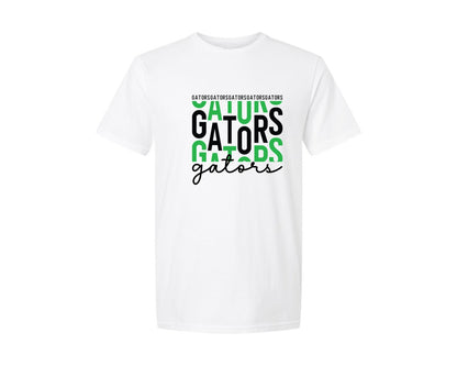 brand:Generic|color:White|Go Gators Funny Alligator 4 Graphic T-Shirt
