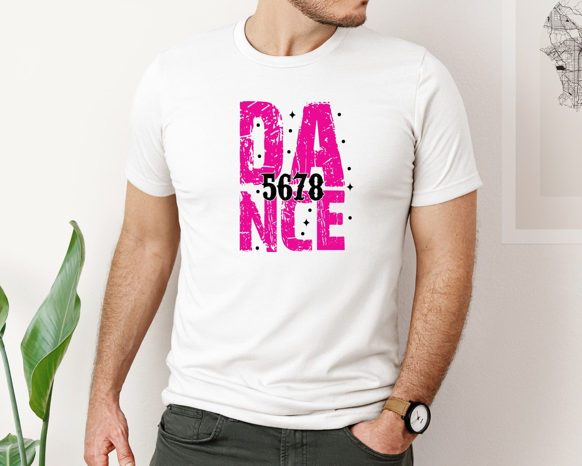 brand:Bella Canvas|color:White|Dance Dance Mom Dance Graphic T-Shirt