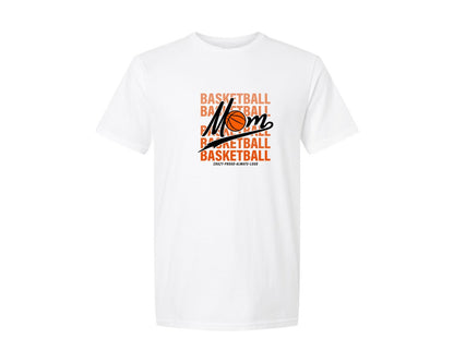 brand:Generic|color:White|Basketball Mom T Shirt Design 11 Graphic T-Shirt