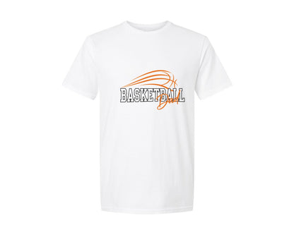 brand:Generic|color:White|Basketball Dad Athletic Sports Design Graphic T-Shirt