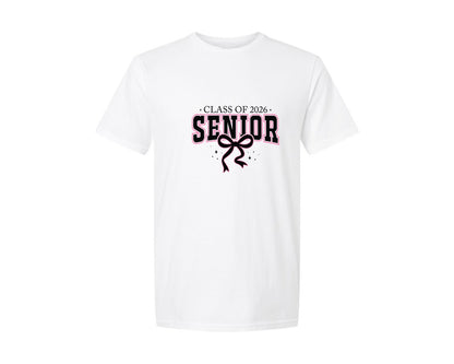 brand:Generic|color:White|Class Of Senior 2026 Graduation 3 Graphic T-Shirt