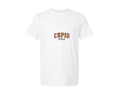 brand:Generic|color:White|Valentine Cupid Vibes 2 Graphic T-Shirt