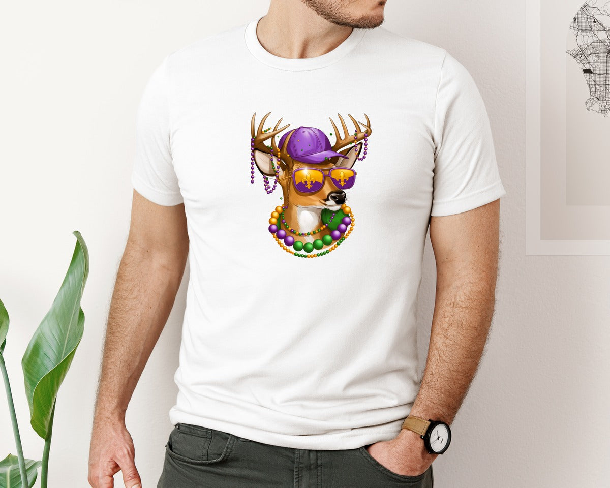 brand:Bella Canvas|color:White|Mardi Gras T Shirt 23 Graphic T-Shirt