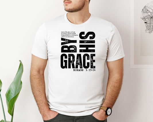Saved By His Amazing Grace Svgchristian 2 Graphic T-Shirt
