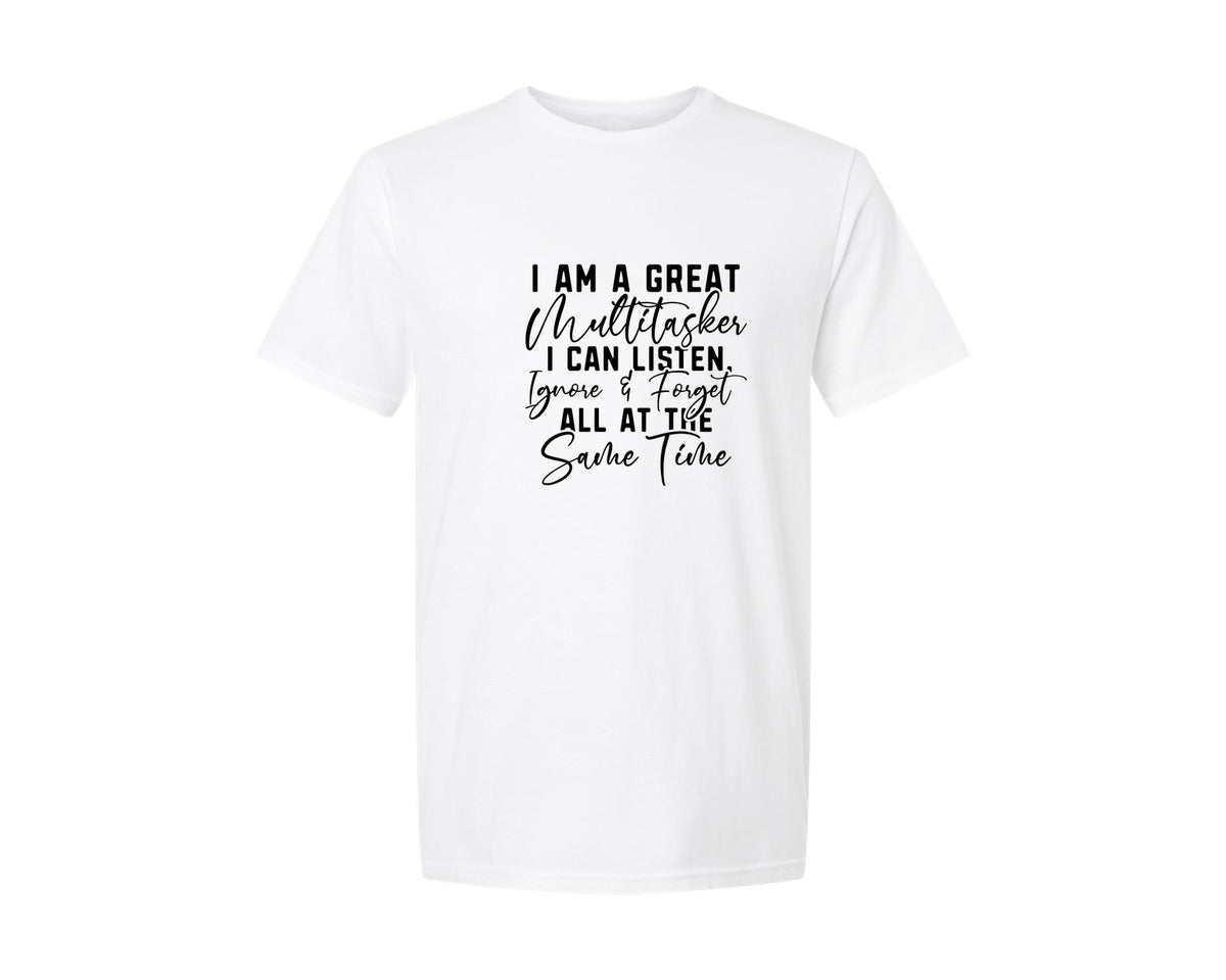 brand:Generic|color:White|Sarcastic 44 Graphic T-Shirt
