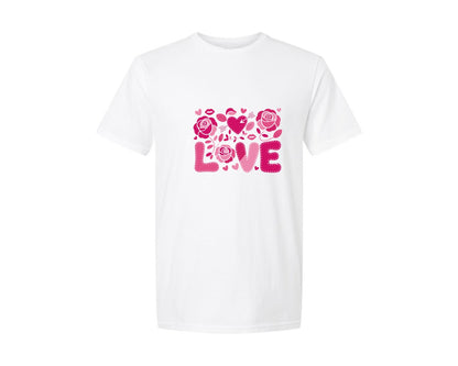 brand:Generic|color:White|Valentine Love Valentines 49 Graphic T-Shirt