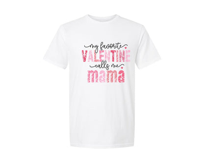 brand:Generic|color:White|Mama Valentine Distressed Retro Graphic T-Shirt