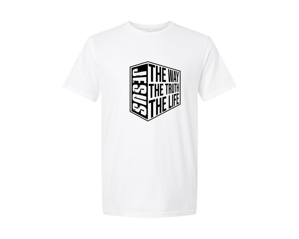 brand:Generic|color:White|Jesus Bible Verse Svgchristian Graphic T-Shirt