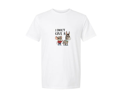 brand:Generic|color:White|I Dont Give A Rats Ass Sarcasm 3 Graphic T-Shirt