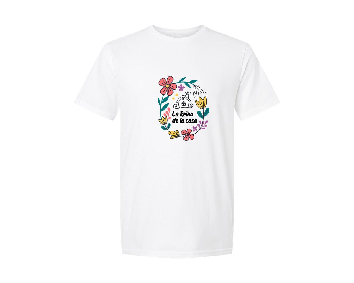 brand:Generic|color:White|Floral Spanish Quote For Mothers Day Graphic T-Shirt