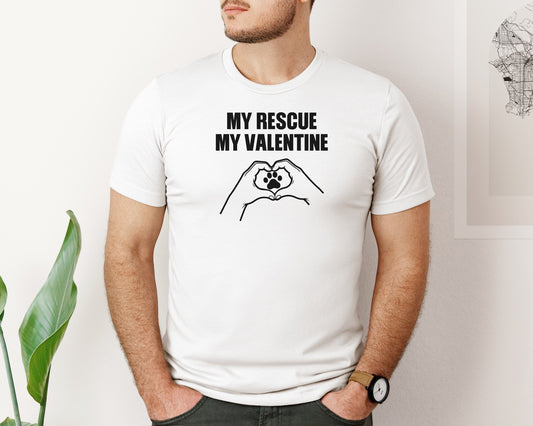 My Rescue My Valentine Tshirt Design 2 Graphic T-Shirt
