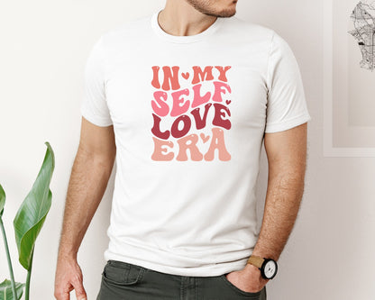 brand:Bella Canvas|color:White|In My Self Love Era Valentine Graphic T-Shirt