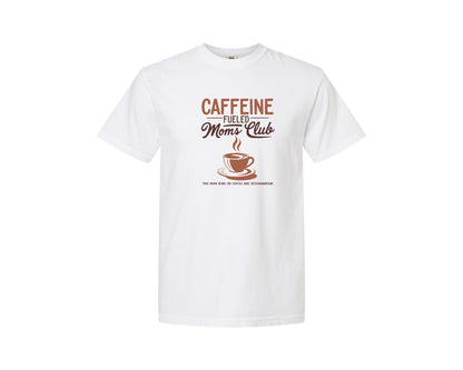 brand:Comfort Colors|color:White|Coffee Mom Club Mothers Day Shirt Graphic T-Shirt