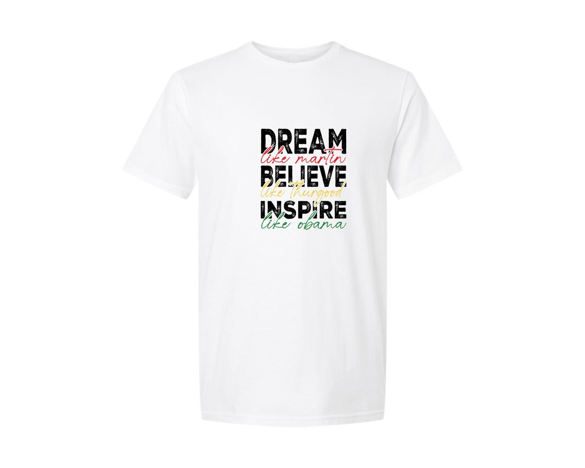brand:Generic|color:White|Juneteenth Mlk Black History 3 Graphic T-Shirt