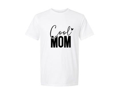 brand:Generic|color:White|Cool Mom Funny Mom Mama Graphic T-Shirt