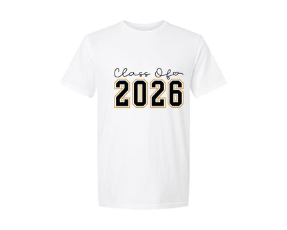 brand:Generic|color:White|Class Of 2026 Graduation 2026 2 Graphic T-Shirt