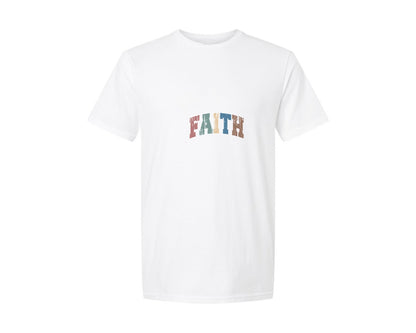 brand:Generic|color:White|Faith Christian Religious Graphic T-Shirt